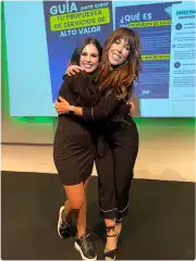 Andrea con Ana Ivars