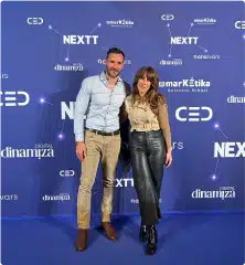 Andrea con Saul Craviotto